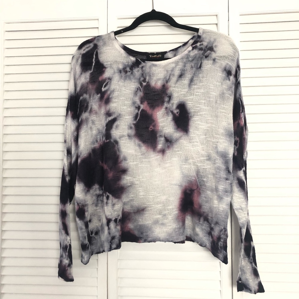 Purple Acid Wash Top